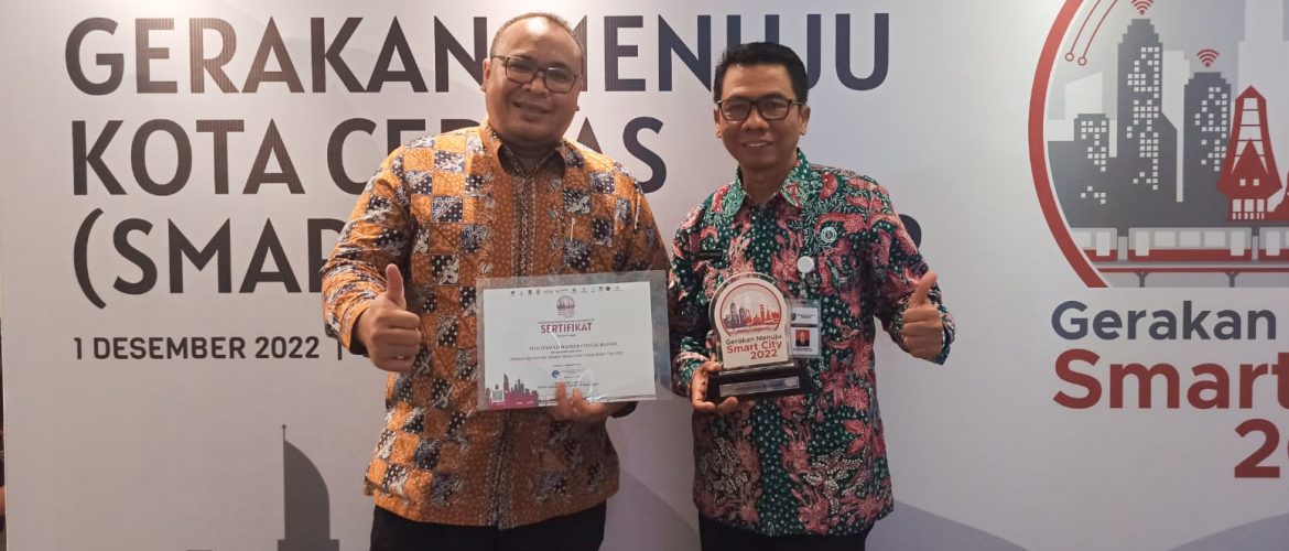 PEMKAB REMBANG TERIMA PENGHARGAAN ATAS KOMITMEN SMART CITY